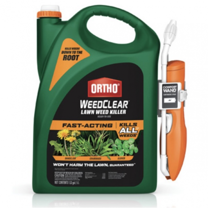 Ortho North Lawn Weed Killer Ready-to-Use with Comfort Wand, 1.1 Gal