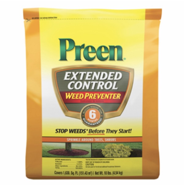 Preen Extended Control Weed Preventer 10 lb