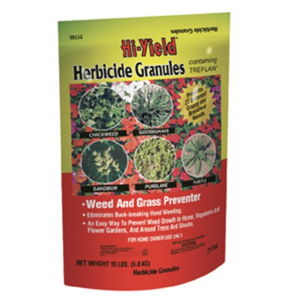 Hi-Yield Weed and Grass Preventer Granules 15 lb