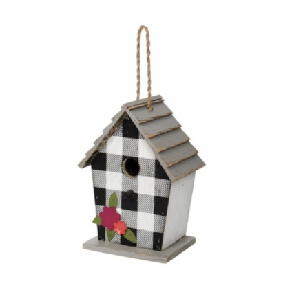 Buffalo Plaid Birdhouse