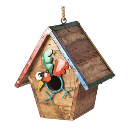 Walk the Line Birdhouse