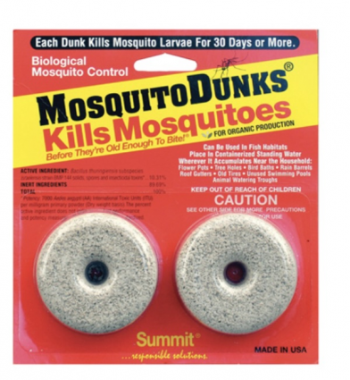 Mosquito Dunks  2 Pack Biological Larvae Control