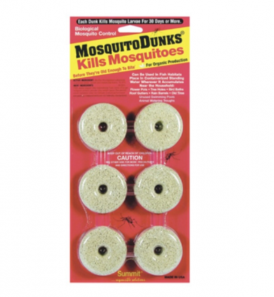 Mosquito Dunks  6 Pack Natural Larvae Control