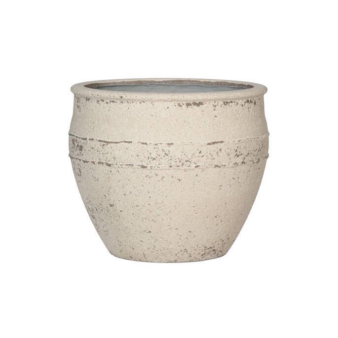 Athena White Planter 21.1"