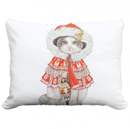 PILLOW, 19" X 24" CAT W/COAT