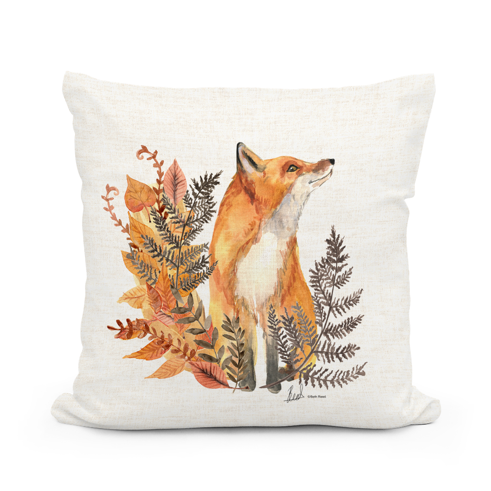 Autumn Fox Pillow