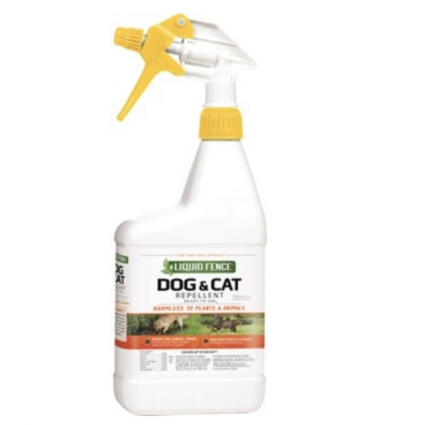 Liquid Fence Dog & Cat Repellent Spray  32 oz RTU
