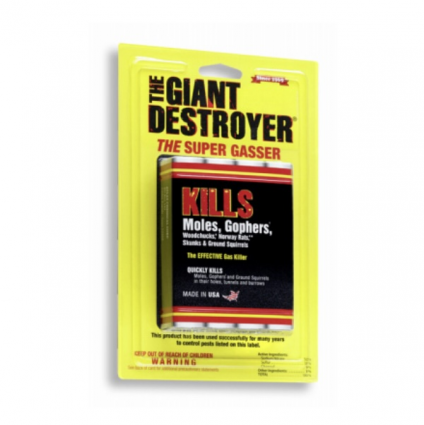 Giant Destroyer Rodent Gasser Cartridges  4 Pack, 2 oz Each