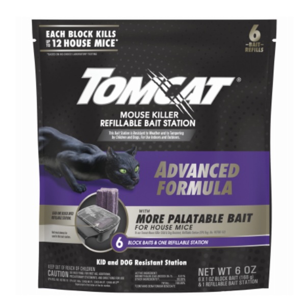 TomCat Mole Killer  10 Earthworm-Shaped Baits