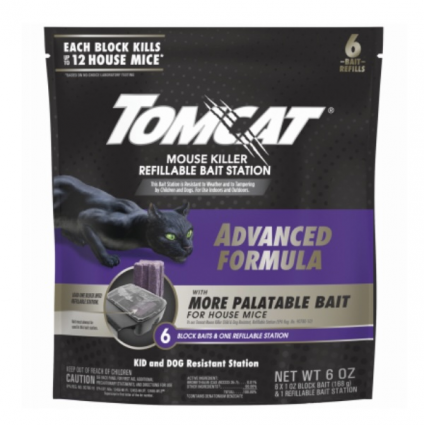 TomCat Mole Killer  10 Earthworm-Shaped Baits