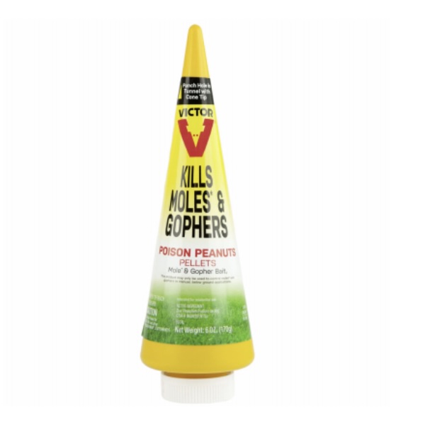Victor Poison Peanuts Mole & Gopher Killer  6 oz