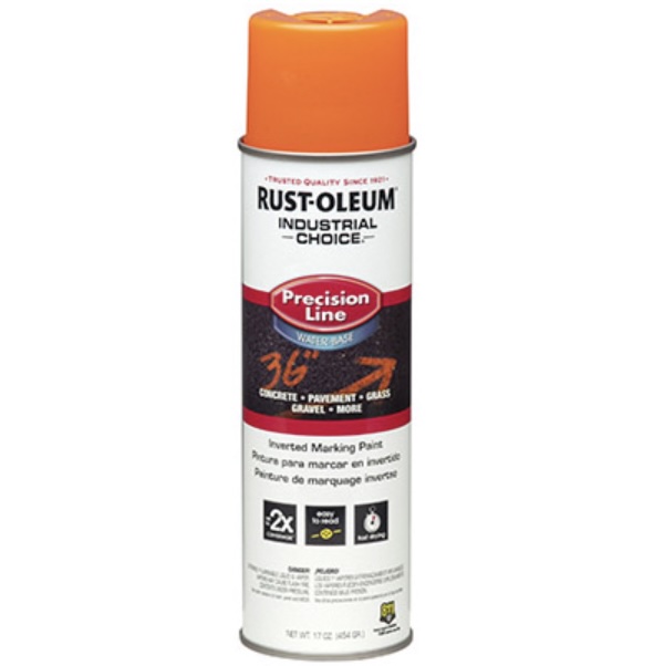 Rust-Oleum Industrial Choice Water-Based Marking Paint  White, 17 oz