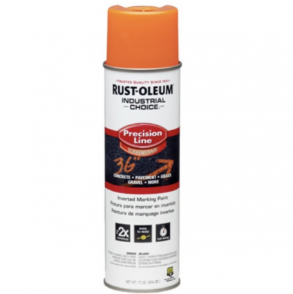 Rust-Oleum Industrial Choice Water-Based Marking Paint  Orange, 17 oz