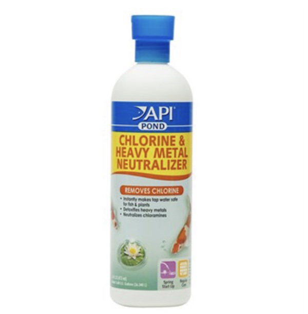 API Pond Chlorine & Heavy Metal Neutralizer (16 oz)