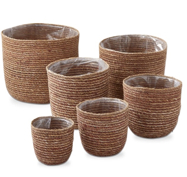 Woven Seagrass Basket 5.5"
