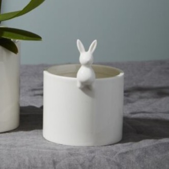 Peeking Bunny Pot