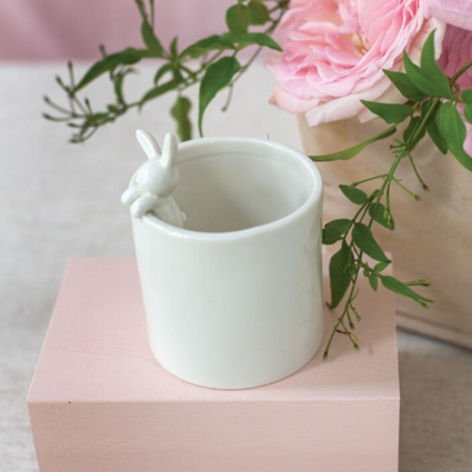 Peeking Bunny Pot