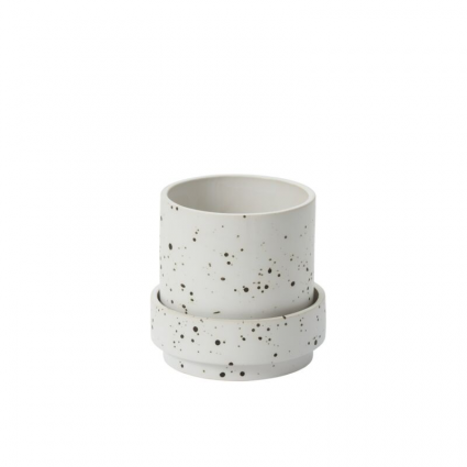 Claxton Pot with Saucer - Small