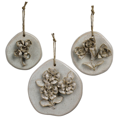 Floral Wall Hanging  6" (sold separately)