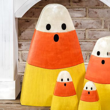 Metal Candy Corn Decor � 22.44"
