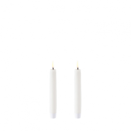 Uyuni LED Taper Candle Set  White (2 pack)