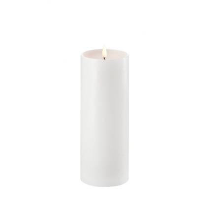 Uyuni LED White Pillar Candle  3"x10"