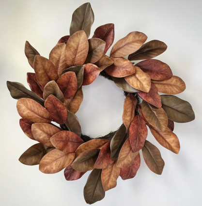 Magnolia Wreath 24"