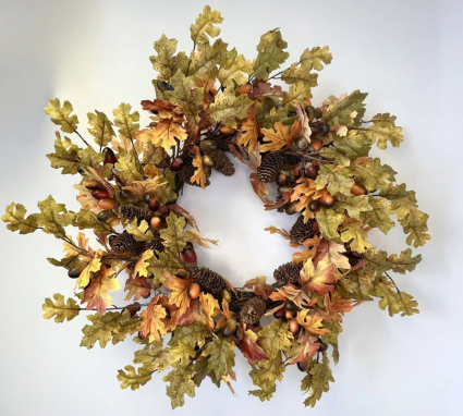 Acorn Oak Wreath 26"