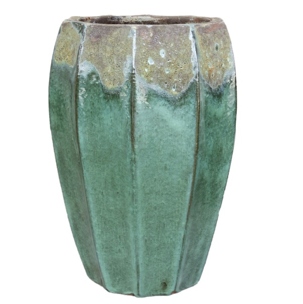 Maldives Atlantic Apple Green Planter 13"