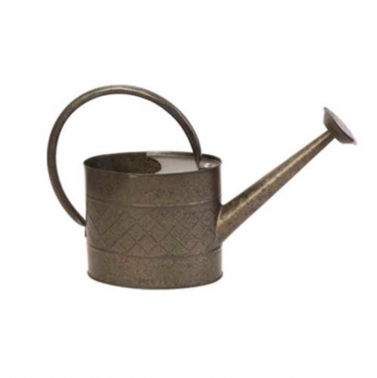 Black Embossed Watering Can 1 Gallon