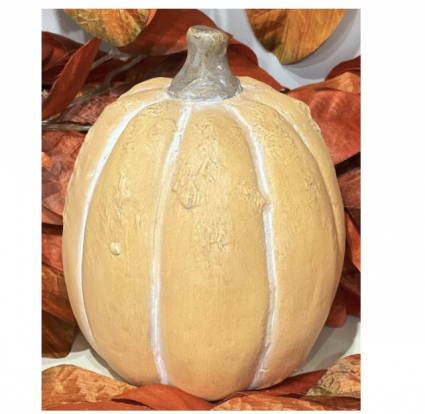 Tan Pumpkin 4.5" xx  5.6"H 