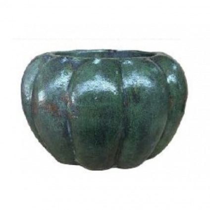 Pumpkin Green Planter 9.5" x 14"