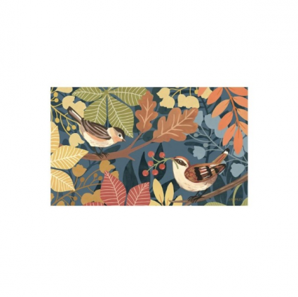 Fall Birds & Berries Doormat