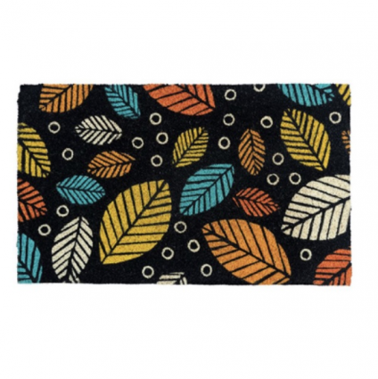 Bright Colorful Leaves Doormat 