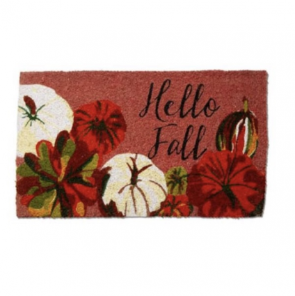 Hello Fall Pumpkin Doormat