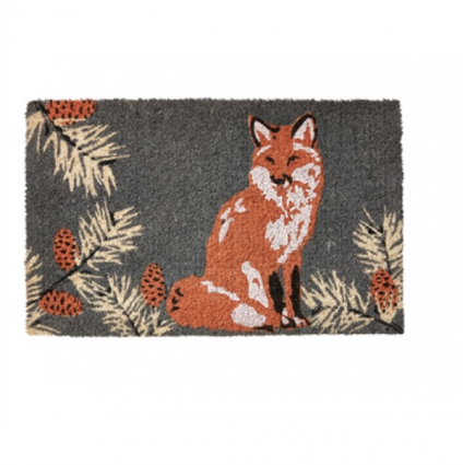 Fox & Pinecone Sprigs Doormat 
