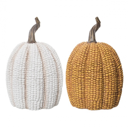 Corn Pumpkins (Sold Separately)  8.25"H