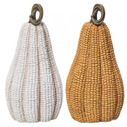 Corn Pumpkins (Sold Separately)  11.75"H