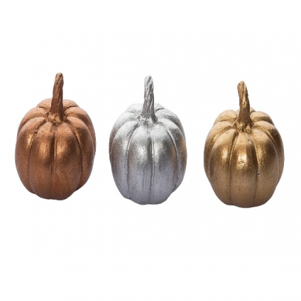 Mini Metallic Pumpkins (Sold Separately)