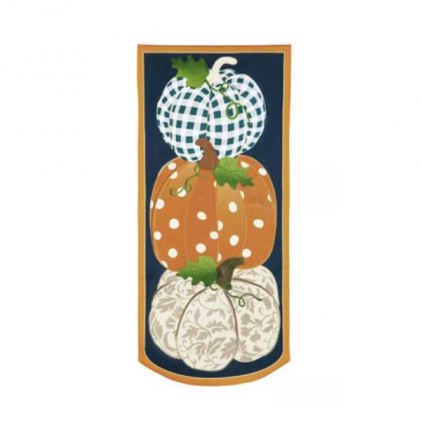 Patterned Pumpkins Pennant