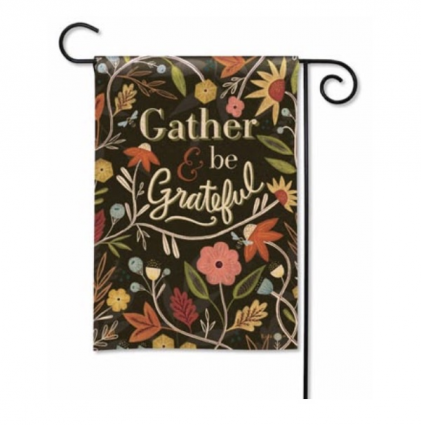 Mini Gather & Be Grateful Flag