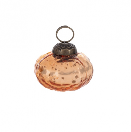 Antique Mercury Pumpkin Ornament
