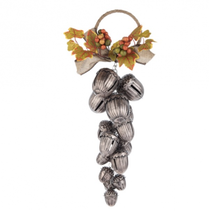 Shimmers of Fall Acorn Bell Door Décor