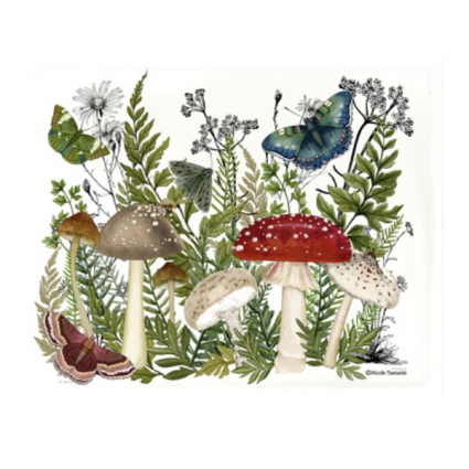 Mushrooms Decorative Pillow