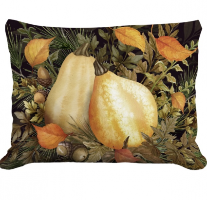 Pumpkin & Pair Decorative Pillow