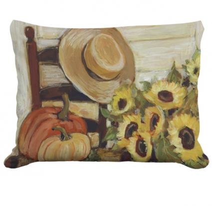 Sunflower Chair Decorative Pillow