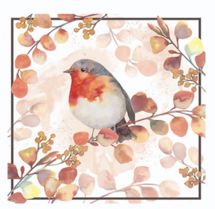 Friendly Robin Pillow