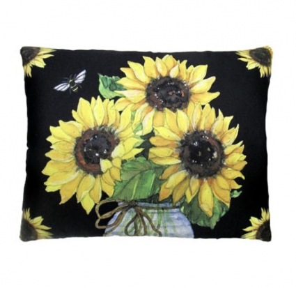 Jar of Sunflowers Pillow