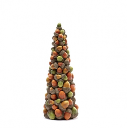 Brown & Green Acorn Tree 12.5"