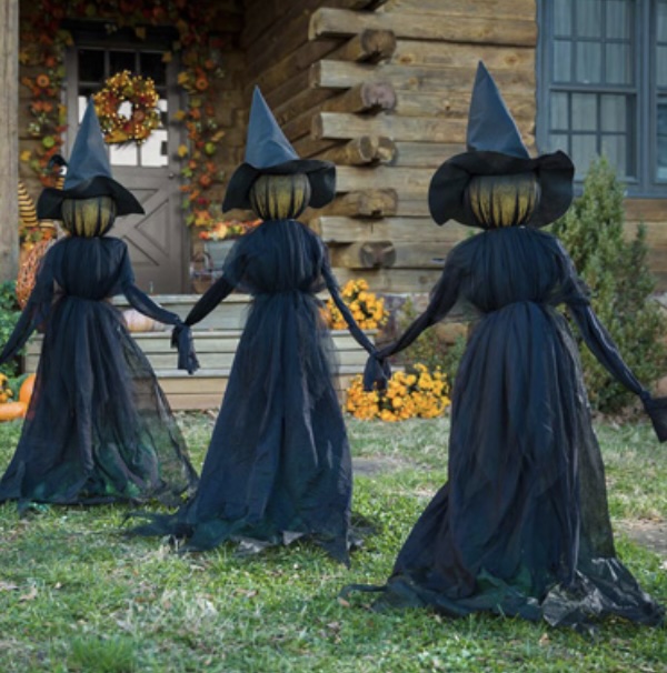 Lighted Witches - Set of 3